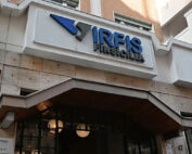 Insegna ingresso IRFIS sede Palermo