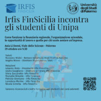 IRFIS FinSicilia incontra gli studenti UniPa